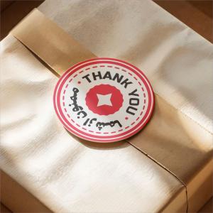 لیبل تشکر از خرید مدل 8